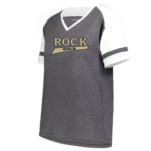 Rock Gold Softball Womens SS Fanatic - Grey