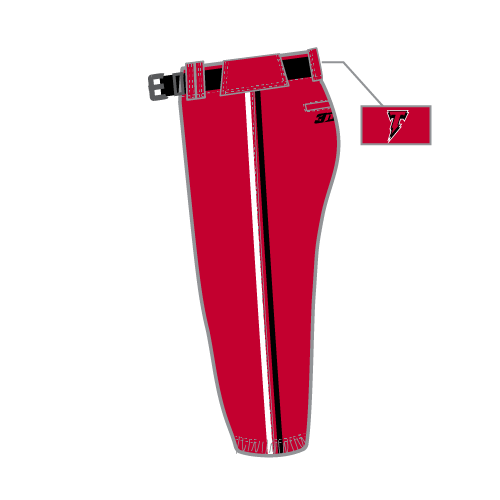 SJ Thunder Womens Uniform Pant - Red