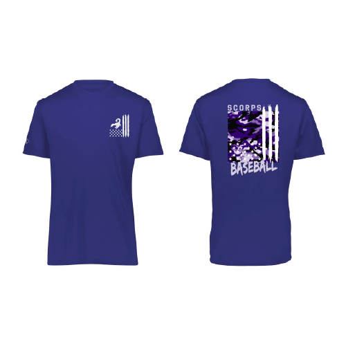 Scorps Womens SS Dri Fit - Purple