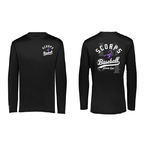 Scorps Womens LS Tri Blend - Black