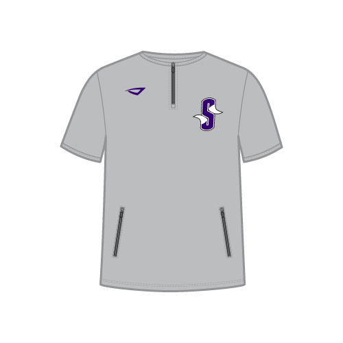 Scorpions Mens 1/4 Zip - Grey