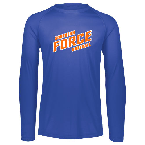 Southern Force Mens LS Dri Fit - Royal