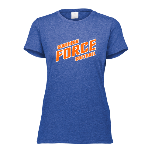 Southern Force Womens SS Tri Blend - Royal