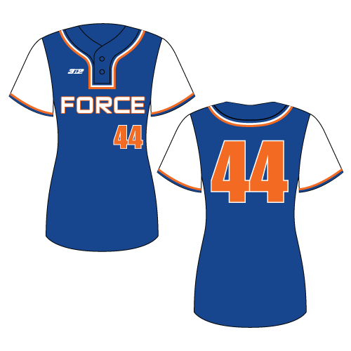 Southern Force 2 Button Jersey - Royal