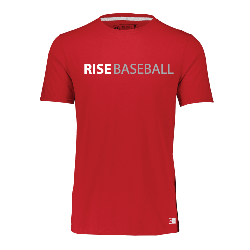 Rise Mens SS Cotton Tee - Red