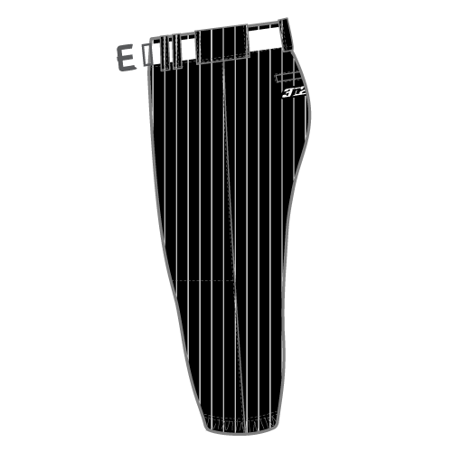 Rise Sublimated Knicker - Black Pin