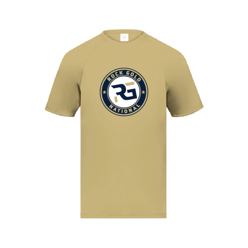 Rock Gold National Mens SS Dri Fit - Gold