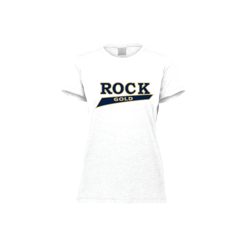 Rock Gold National Womens SS Tri Blend - White