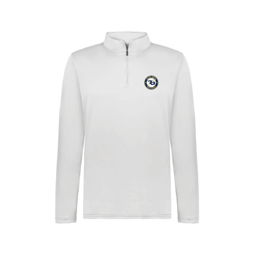 Rock Gold National Mens LS 1/4 Zip - White