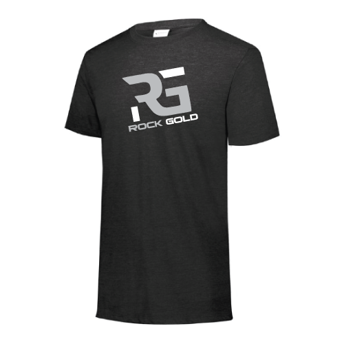 Rock Gold Softball Mens SS Tri Blend - Black