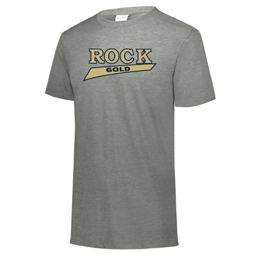 Rock Gold Softball Mens SS Tri Blend - Grey