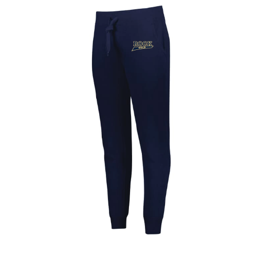 Rock Gold Softball Womens Jogger - Navy