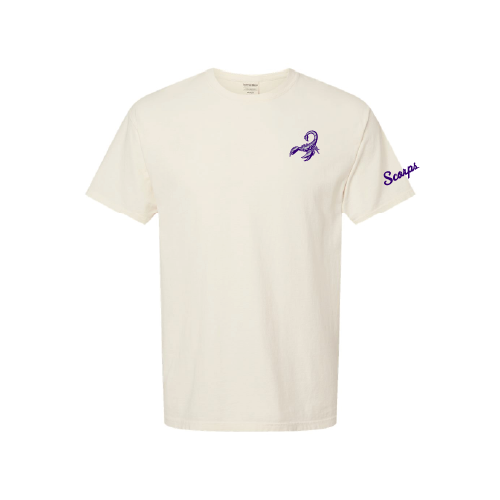 Scorps Womens SS Cotton Tee - White