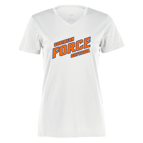 Southern Force Womens SS Dri Fit - White