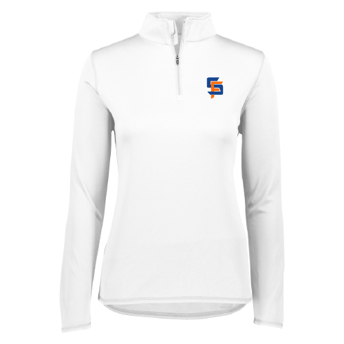 Southern Force Womens LS 1/4 Zip - White